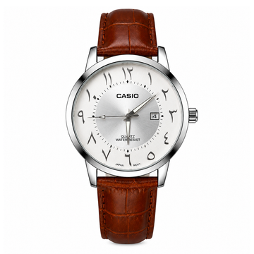 Casio mtp 3679 arabic version leather strap