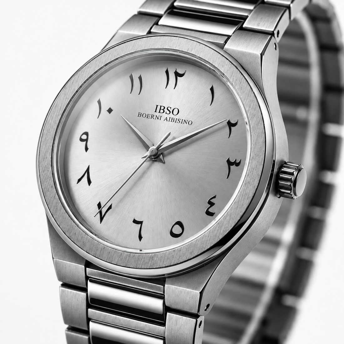 IBSO Arabic Numbers Silver