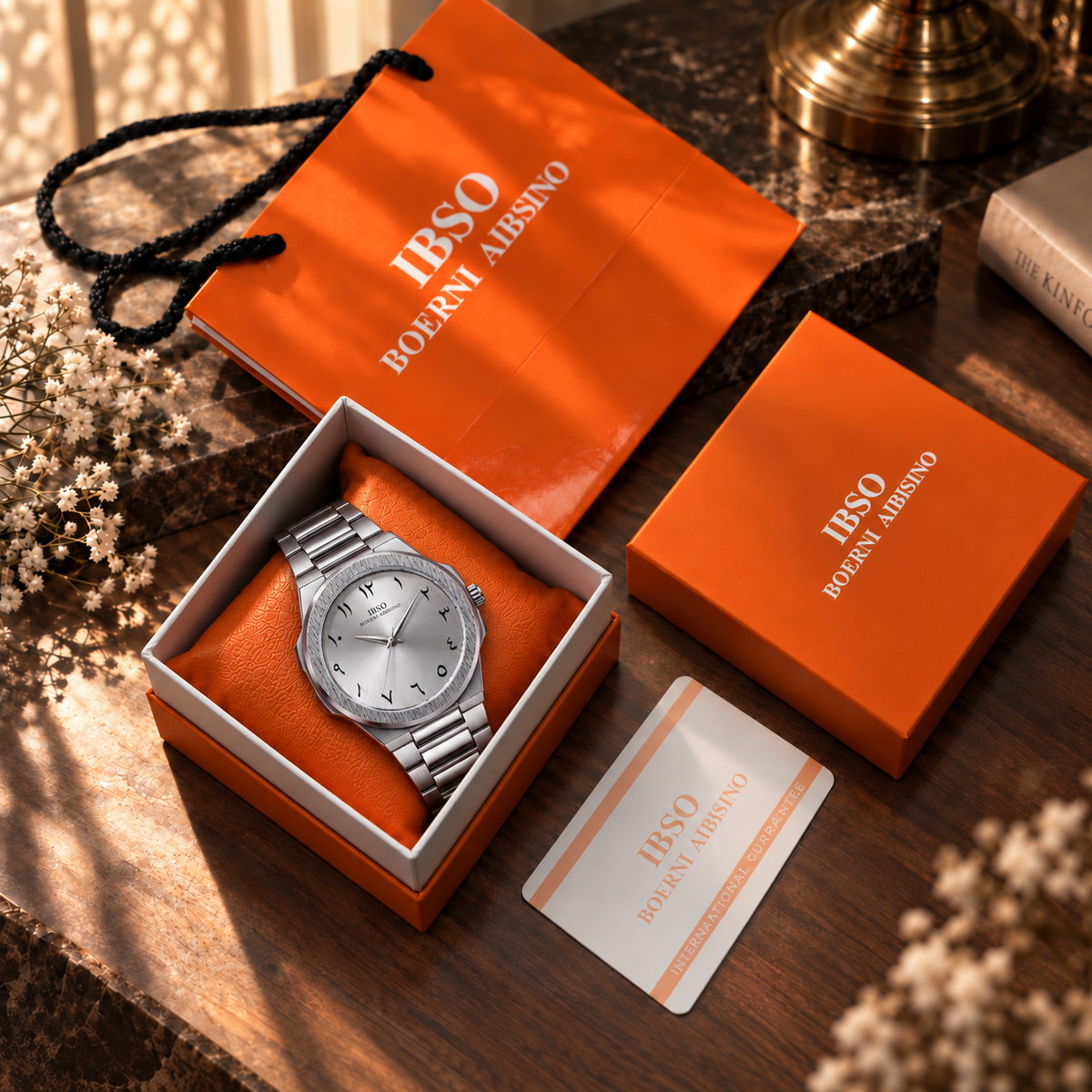 IBSO Arabic Numbers Silver