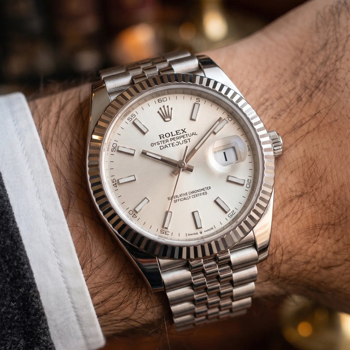 Rolex datejust white