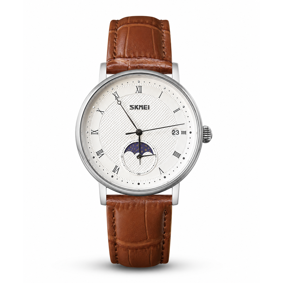 SKMEI 9308 leather strap